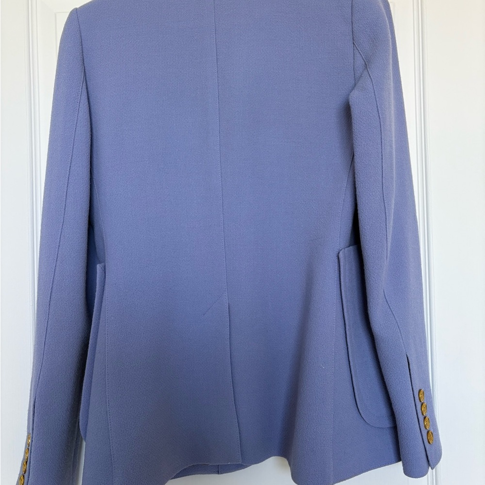 Smythe Women's Portrait Lavender Blazer with Gold Buttons - Picture 5 of 8